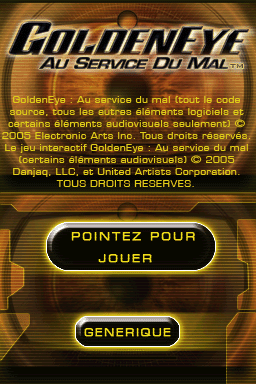 GoldenEye - Au Service du Mal (France)